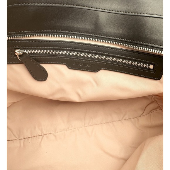 Burberry Nylon Logo Small Ardwell Tote Color Rose Beige Great Gift 2 Dust Bags - Picture 5 of 7